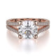 MICHAEL M Engagement Rings 18K Rose Gold Europa R437-1.5 R437-1.5RG