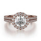 MICHAEL M Engagement Rings 18K Rose Gold Europa R456-1 R456-1RG