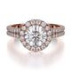 MICHAEL M Engagement Rings 18K Rose Gold Europa R490-1 R490-1RG