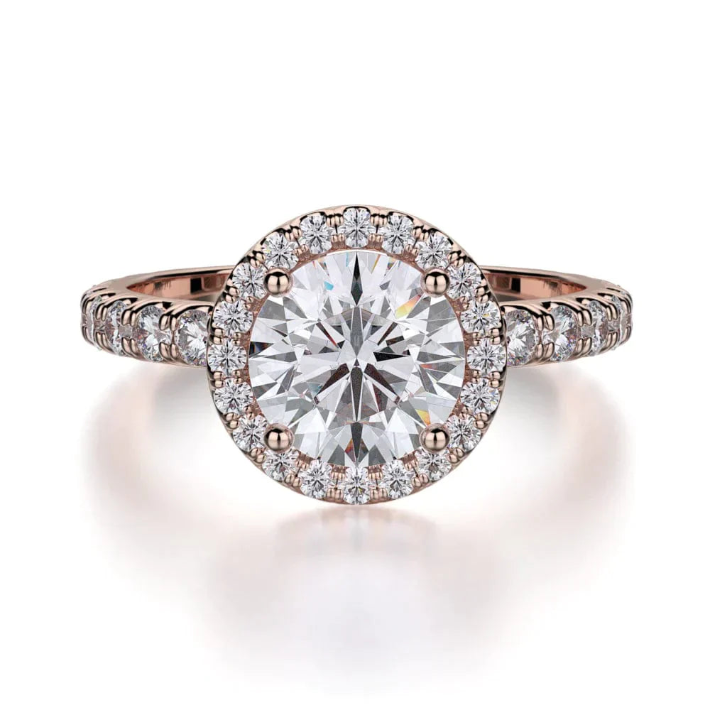 MICHAEL M Engagement Rings 18K Rose Gold Europa R494-1 R494-1RG