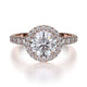 MICHAEL M Engagement Rings 18K Rose Gold Europa R494-1 R494-1RG