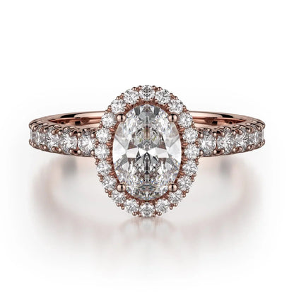 MICHAEL M Engagement Rings 18K Rose Gold Europa R501-1 R501-1RG