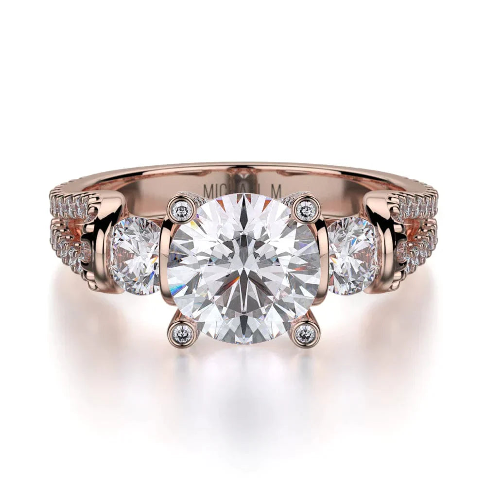 MICHAEL M Engagement Rings 18K Rose Gold Europa R505-1 R505-1RG