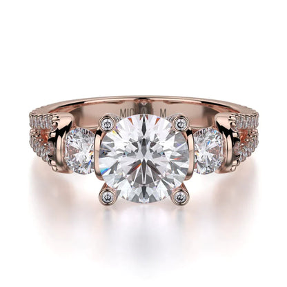 MICHAEL M Engagement Rings 18K Rose Gold Europa R505-1 R505-1RG