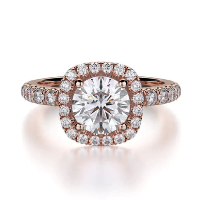MICHAEL M Engagement Rings 18K Rose Gold Europa R536-1 R536-1RG