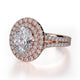 MICHAEL M Engagement Rings 18K Rose Gold Europa R689-2 R689-2RG