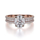 MICHAEL M Engagement Rings 18K Rose Gold Europa R717-2 R717-2RG
