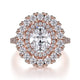 MICHAEL M Engagement Rings 18K Rose Gold Europa R718-2 R718-2RG