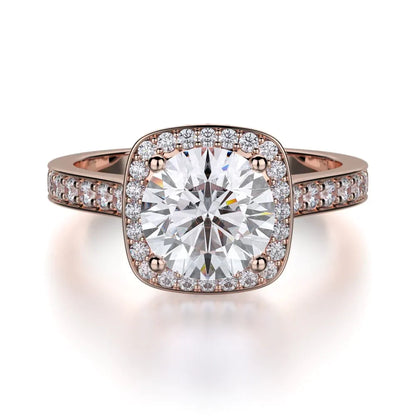 Michael M Pav�� Round Engagement Ring