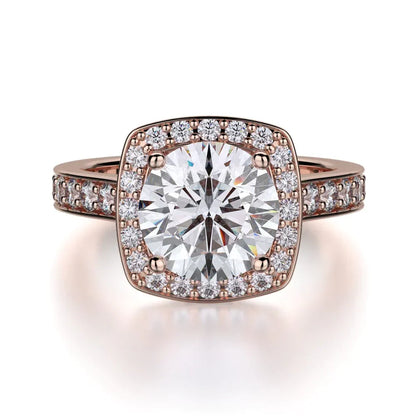 MICHAEL M Engagement Rings 18K Rose Gold Love R378-2 R378-2RG