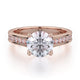 MICHAEL M Engagement Rings 18K Rose Gold Love R461-2 R461-2RG