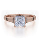 MICHAEL M Engagement Rings 18K Rose Gold Love R522-1 R522-1RG