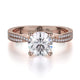 MICHAEL M Engagement Rings 18K Rose Gold Love R694-1 R694-1RG
