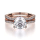 MICHAEL M Engagement Rings 18K Rose Gold Monaco R612-2 R612-2RG