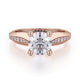 MICHAEL M Engagement Rings 18K Rose Gold Monaco R651-1 R651-1RG