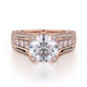 MICHAEL M Engagement Rings 18K Rose Gold Stella R416-2 R416-2RG