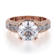 MICHAEL M Engagement Rings 18K Rose Gold Stella R690-2 R690-2RG