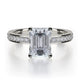 MICHAEL M Engagement Rings 18K White Gold Bold R723-2 R723-2WG
