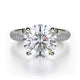 MICHAEL M Engagement Rings 18K White Gold Crown R707-3 R707-3WG