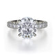 MICHAEL M Engagement Rings 18K White Gold Crown R731-3 R731-3WG