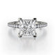 MICHAEL M Engagement Rings 18K White Gold Crown R781-1.5 R781-1.5WG