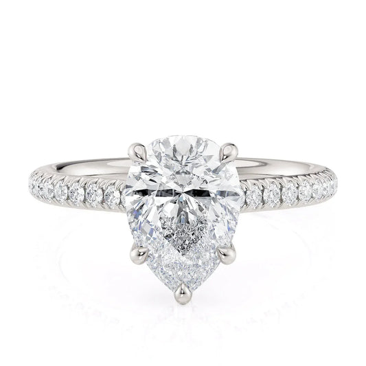 MICHAEL M Engagement Rings 18K White Gold Crown R798-2 R798-2