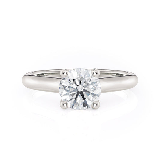 MICHAEL M Engagement Rings 18K White Gold Defined R519-1 R519-1WG