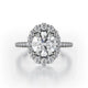 Michael M Center Stone Prong Round Engagement Ring