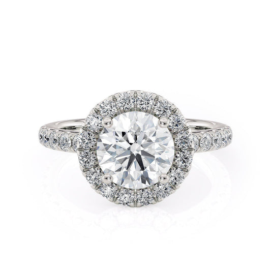 MICHAEL M Engagement Rings 18K White Gold Europa R320-1.5 R320-1.5WG