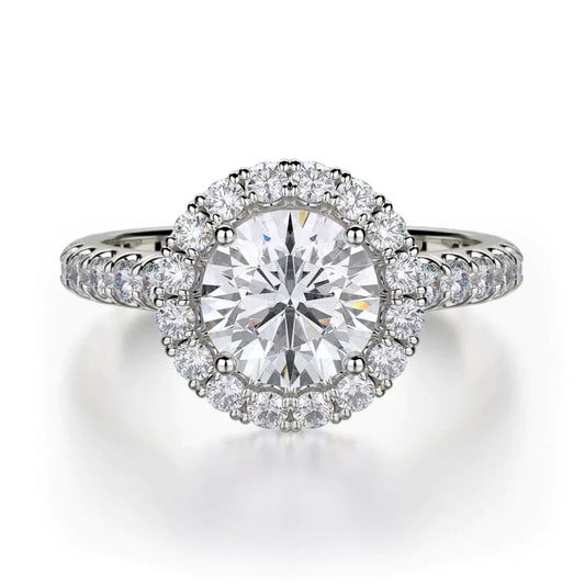 MICHAEL M Engagement Rings 18K White Gold Europa R320-1.5 R320-1.5WG
