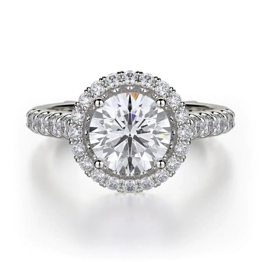 MICHAEL M Engagement Rings 18K White Gold Europa R440-1.5 R440-1.5WG