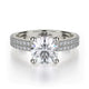 MICHAEL M Engagement Rings 18K White Gold Europa R483-1 R483-1WG