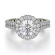 MICHAEL M Engagement Rings 18K White Gold Europa R490-1 R490-1WG