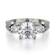 MICHAEL M Engagement Rings 18K White Gold Europa R505-1 R505-1WG