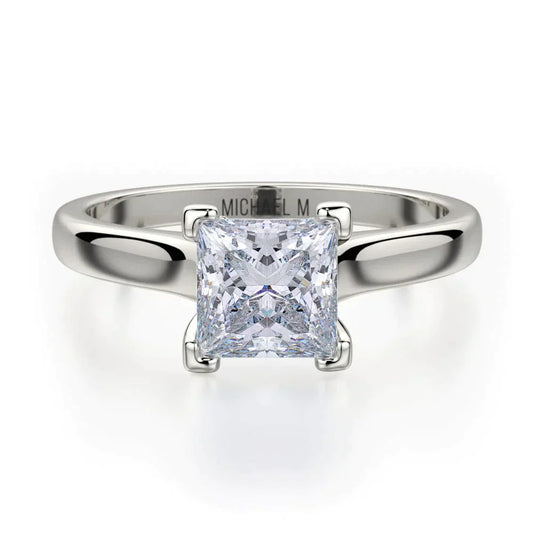 MICHAEL M Engagement Rings 18K White Gold Europa R524-1 R524-1WG