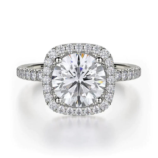 MICHAEL M Engagement Rings 18K White Gold Europa R536S-1.5 R536S-1.5WG