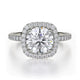 MICHAEL M Engagement Rings 18K White Gold Europa R536S-1.5 R536S-1.5WG