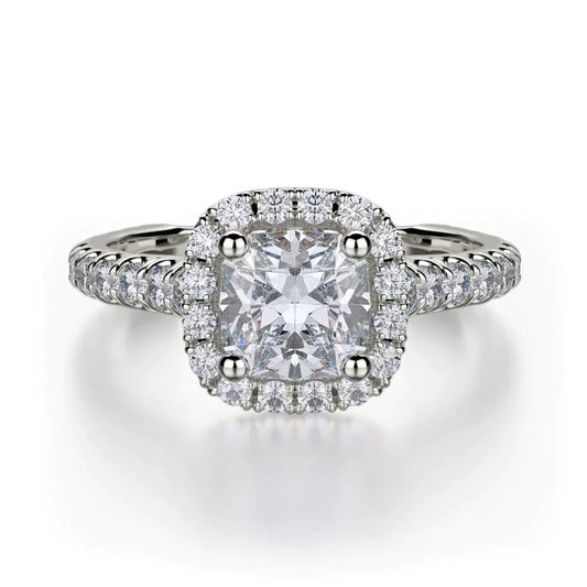 MICHAEL M Engagement Rings 18K White Gold Europa R559-1 R559-1WG