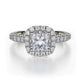 MICHAEL M Engagement Rings 18K White Gold Europa R559-1 R559-1WG