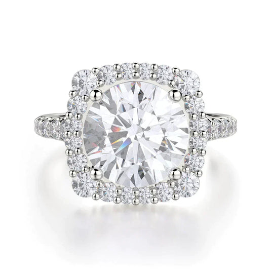 MICHAEL M Engagement Rings 18K White Gold Europa R698-2 R698-2WG