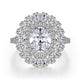MICHAEL M Engagement Rings 18K White Gold Europa R718-2 R718-2WG