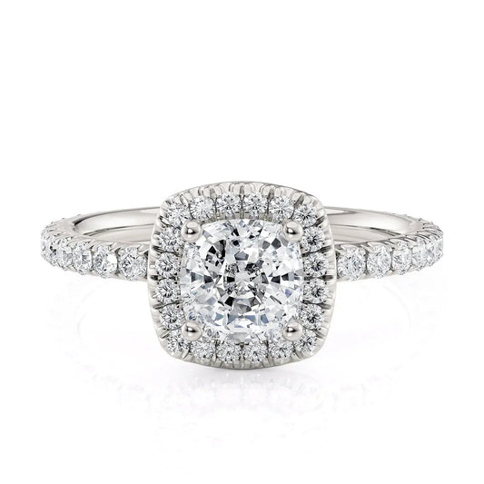 MICHAEL M Engagement Rings 18K White Gold Europa R777-1