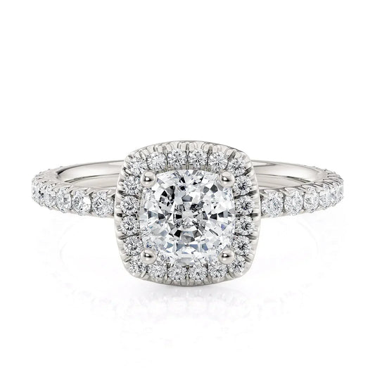 MICHAEL M Engagement Rings 18K White Gold Europa R777-1