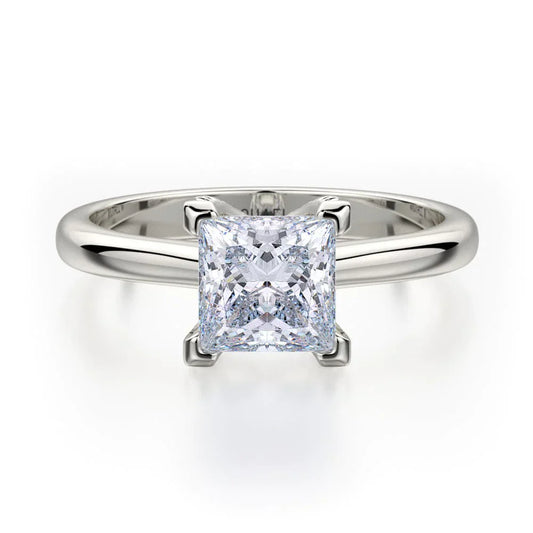 MICHAEL M Engagement Rings 18K White Gold Love R518-1 R518-1WG