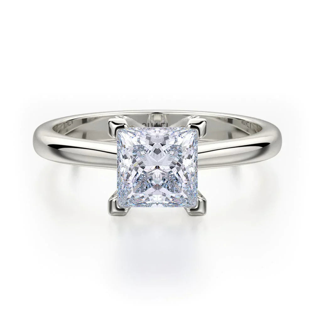 Michael M Solitaire Princess Engagement Ring