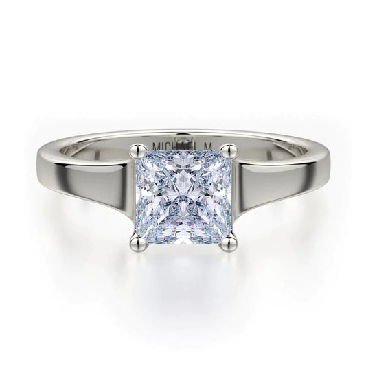 MICHAEL M Engagement Rings 18K White Gold Love R522-1 R522-1WG