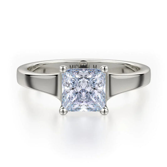 MICHAEL M Engagement Rings 18K White Gold Love R522-1 R522-1WG