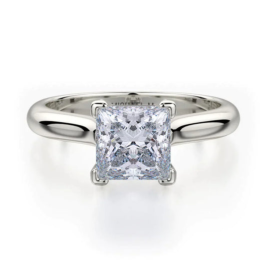 MICHAEL M Engagement Rings 18K White Gold Love R523-1 R523-1WG
