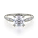Michael M Pav�� Round Engagement Ring
