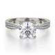 MICHAEL M Engagement Rings 18K White Gold Love R694-1 R694-1WG